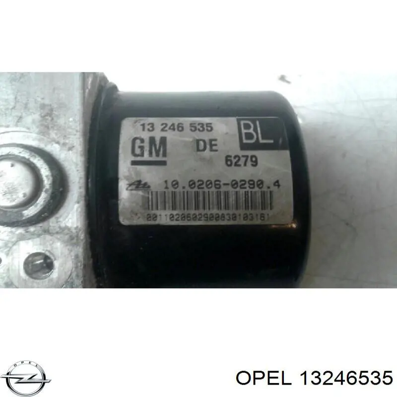 13246535 Opel блок управления абс (abs гидравлический)