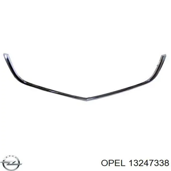 13247338 Opel moldura de grelha do radiador inferior