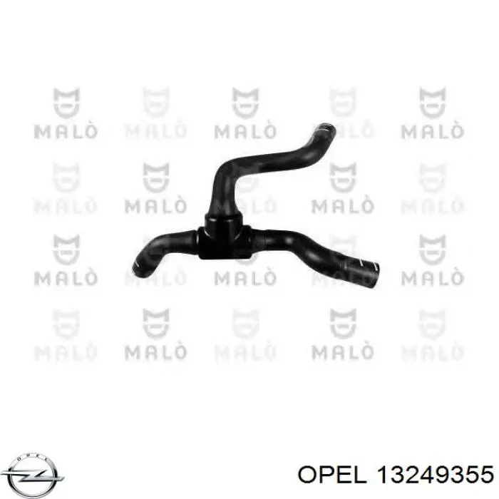 Купить 1336028 Opel Шланг радиатора охлаждения нижний