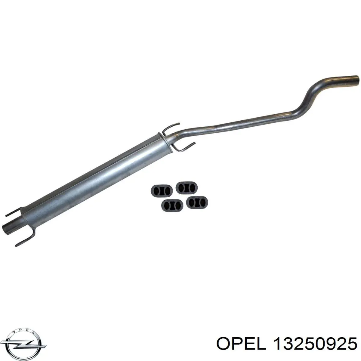 Глушитель, центральная часть Opel 13250925 цена, от 53.40 USD
