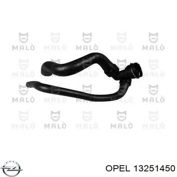 Купить 13251450 Opel Патрубок радиатора