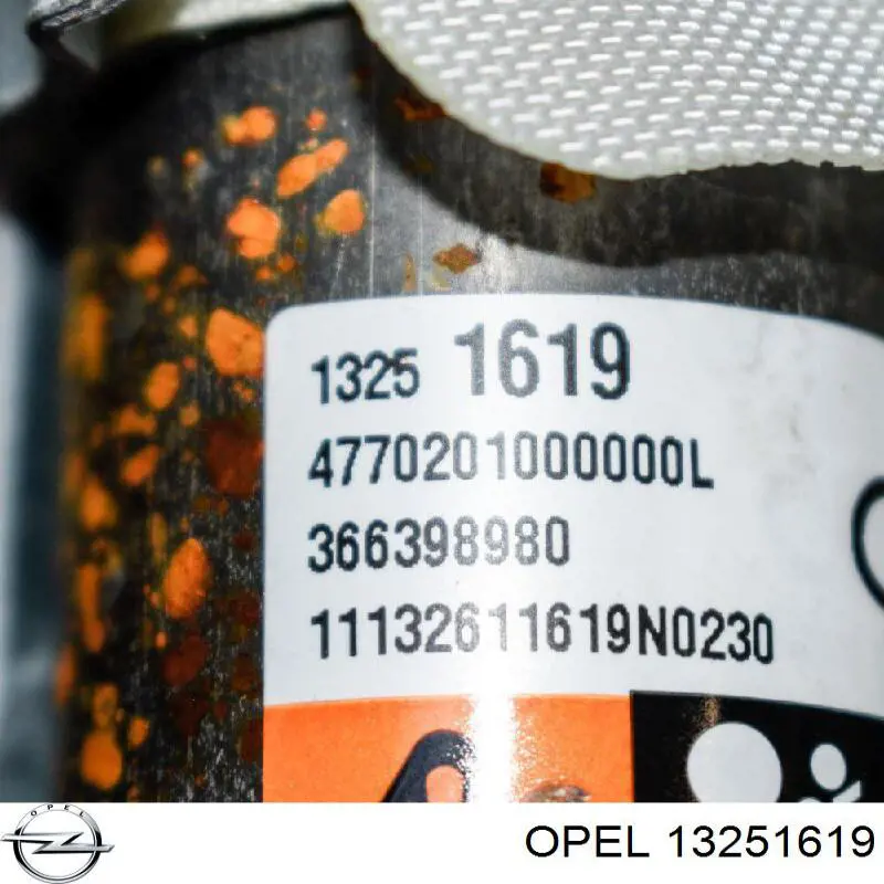  Opel 13251619