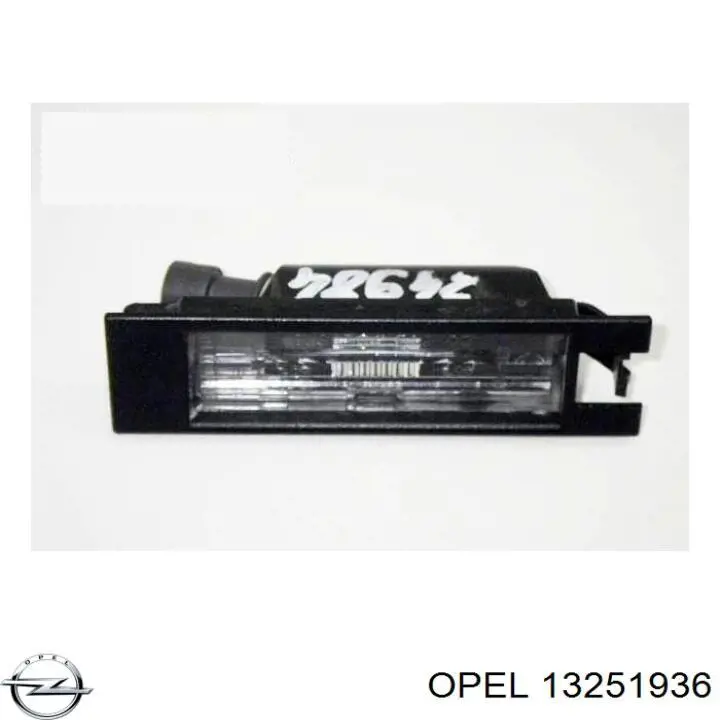 Фонарь подсветки заднего номера Opel 13251936 цена, от 8.89 USD