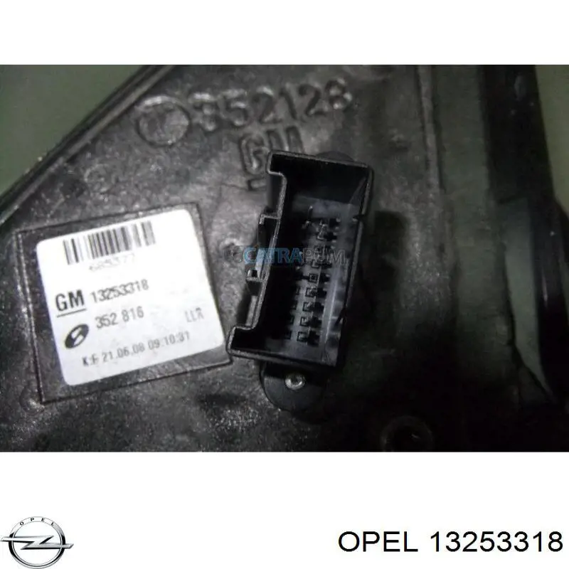 Купить 13253318 Opel Боковое зеркало заднего вида правое