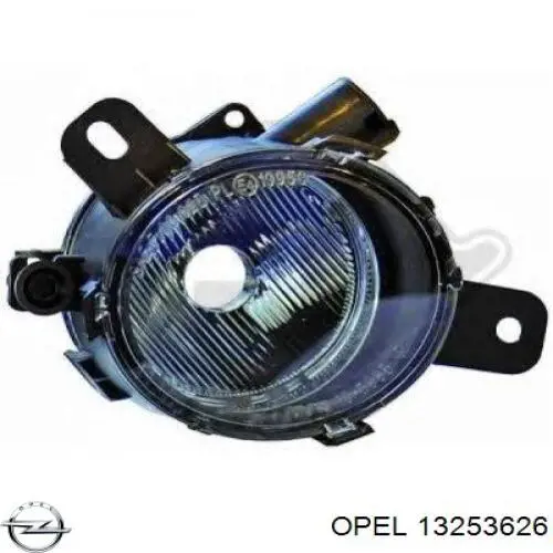 Фара противотуманная, правая Opel 13253626 цена, от 49.60 USD