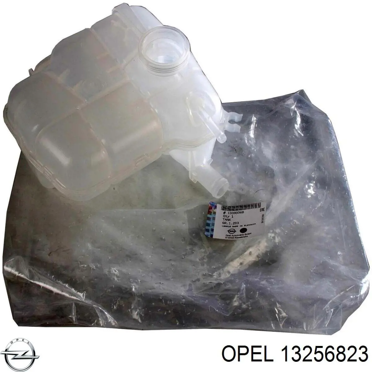 Купить 13256823 Opel Водяной бачок системы охлаждения