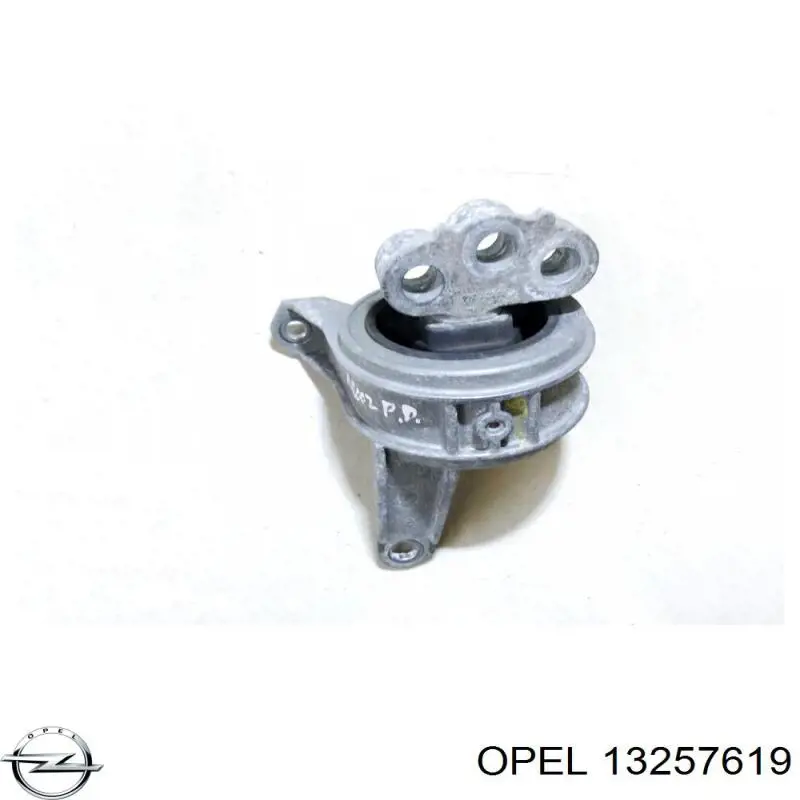 13257619 Opel подушка (опора двигателя правая)