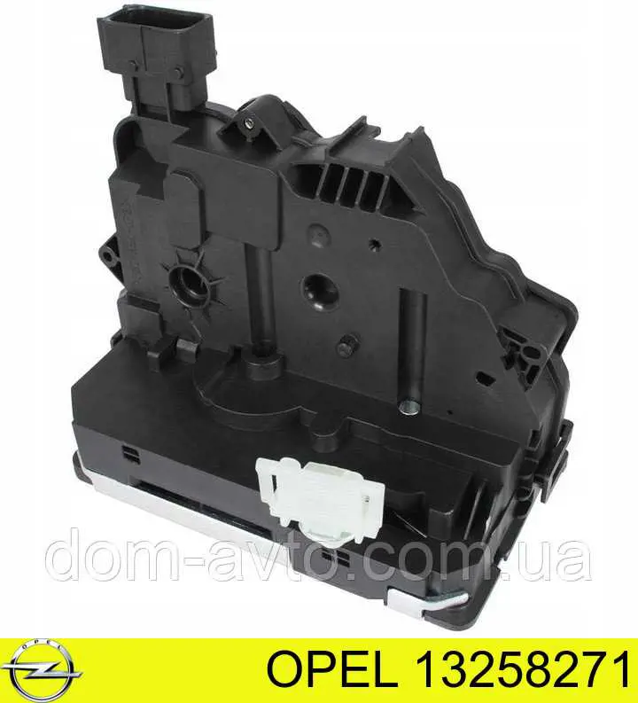 13258271 Opel fecho da porta dianteira esquerda