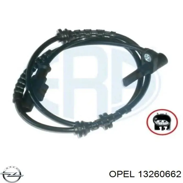 Передний датчик АБС Opel 13260662 цена, от 18.56 USD