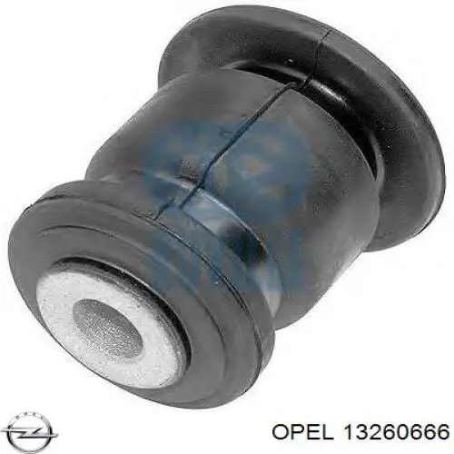 Сайлентблок переднего рычага 13260666 Opel