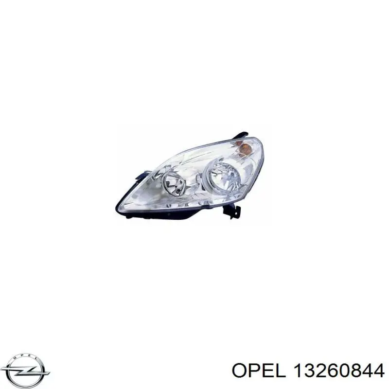 Левая фара 13260844 Opel