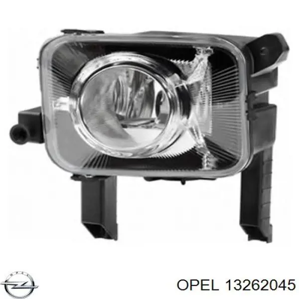 13262045 Opel Противотуманка правая