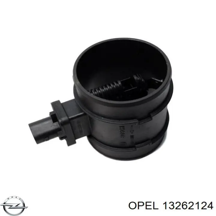 13262124 Opel sensor de fluxo (consumo de ar, medidor de consumo M.A.F. - (Mass Airflow))