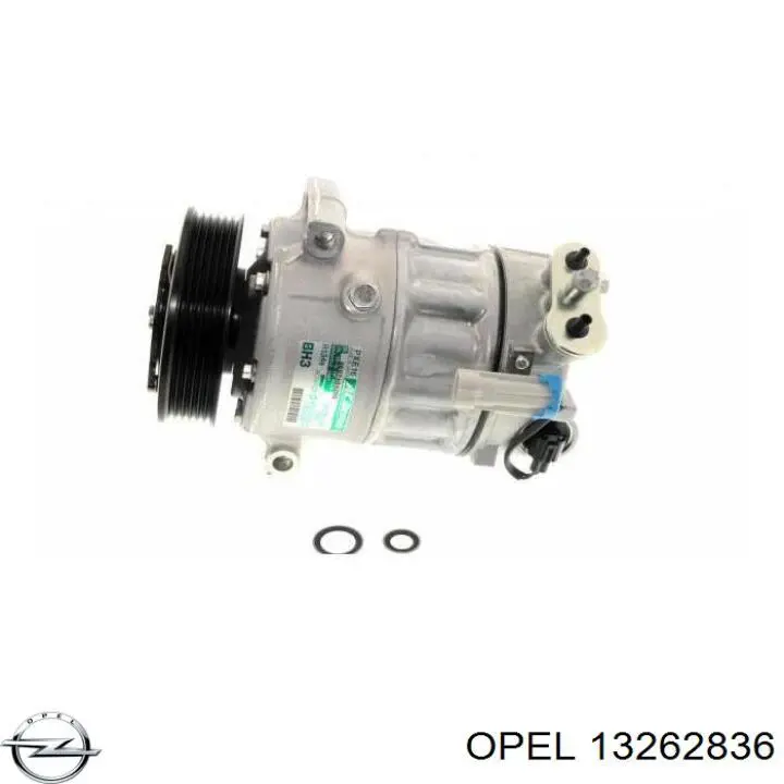 13262836 Opel компрессор кондиционера