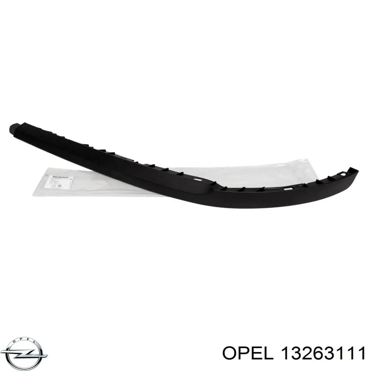 Молдинг бампера переднего левый Opel 13263111 цена, от 34.21 USD