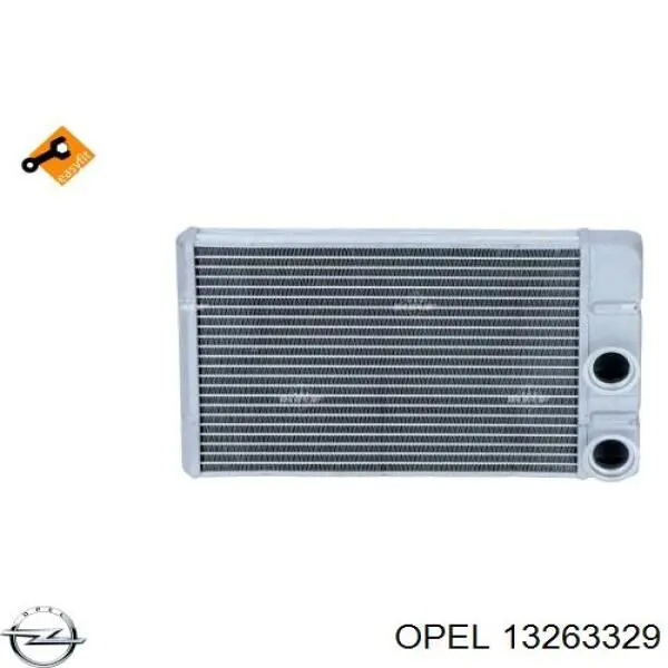 Радиатор печки (отопителя) Opel 13263329