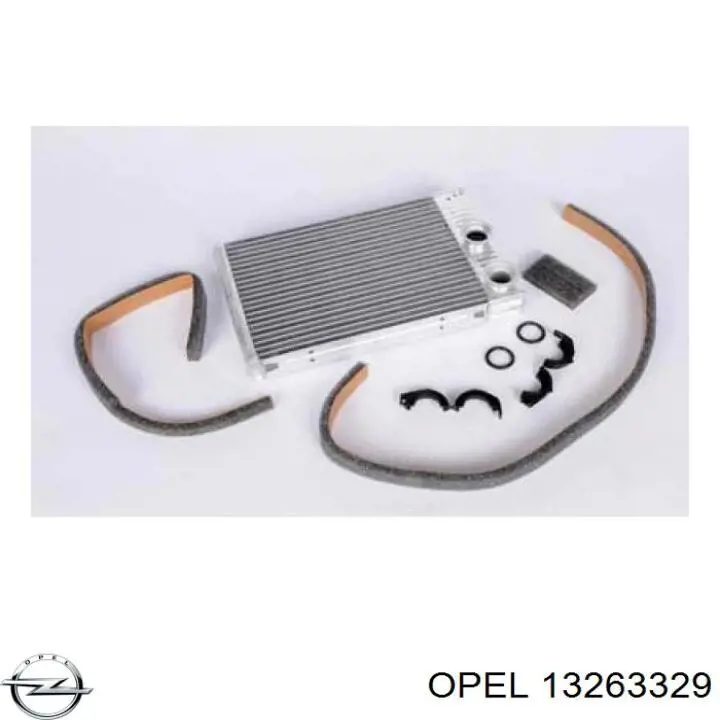 Радиатор печки (отопителя) Opel 13263329 цена, от 79.24 USD