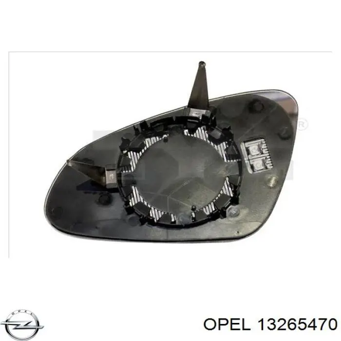 Стекло зеркала заднего вида, правого Opel 13265470 цена, от 11.12 USD