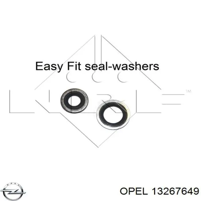 Купить 13267649 Opel Радиатор системы охлаждения кондиционера