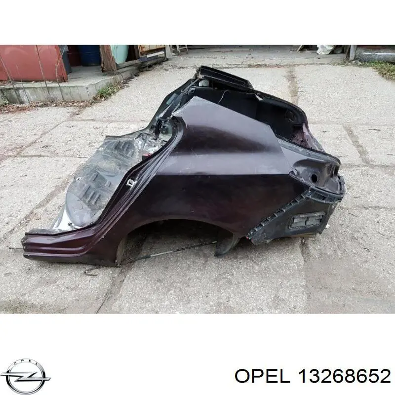 Боковая часть задняя левая Opel 13268652 цена, от 215.13 USD