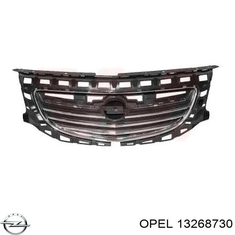 Решетка Opel 13268730