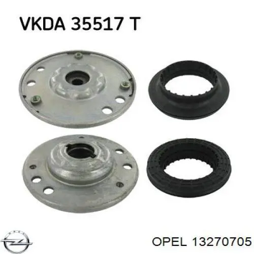 Опорный подшипник амортизатора 13270705 Opel