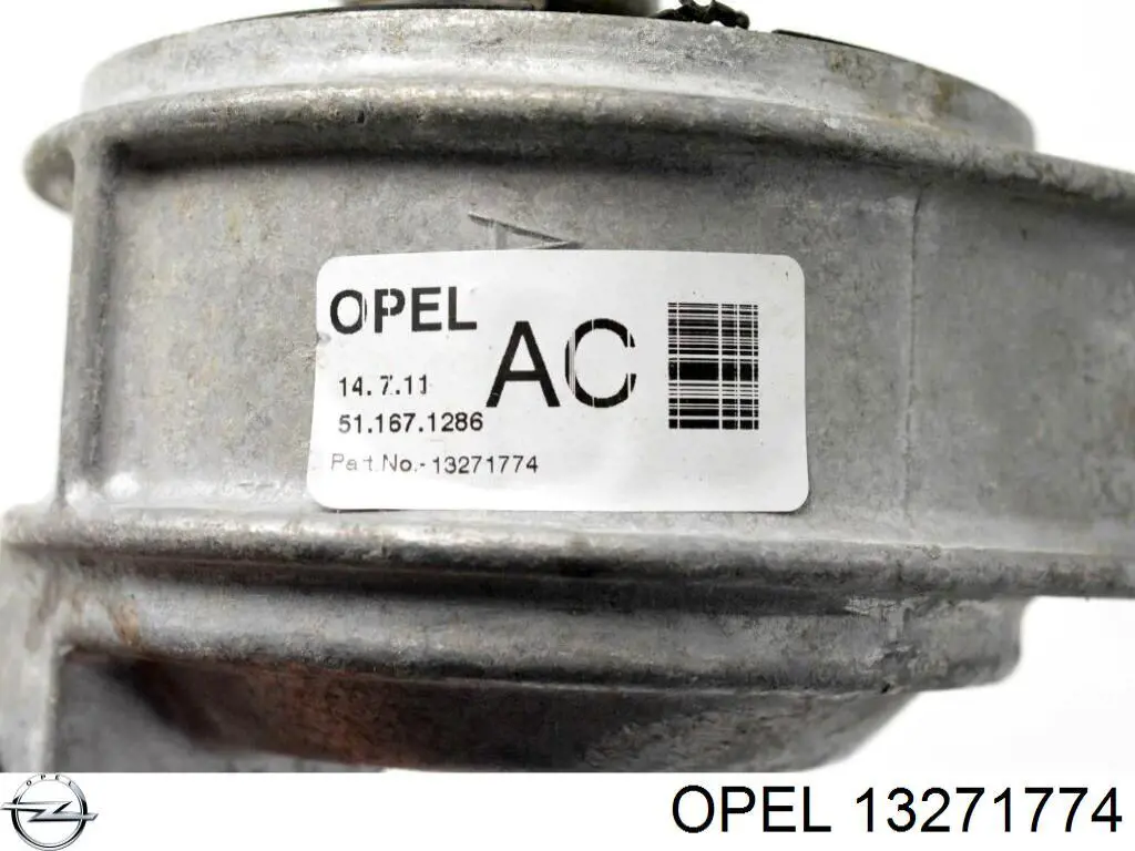 13271774 Opel Правая подушка двигателя