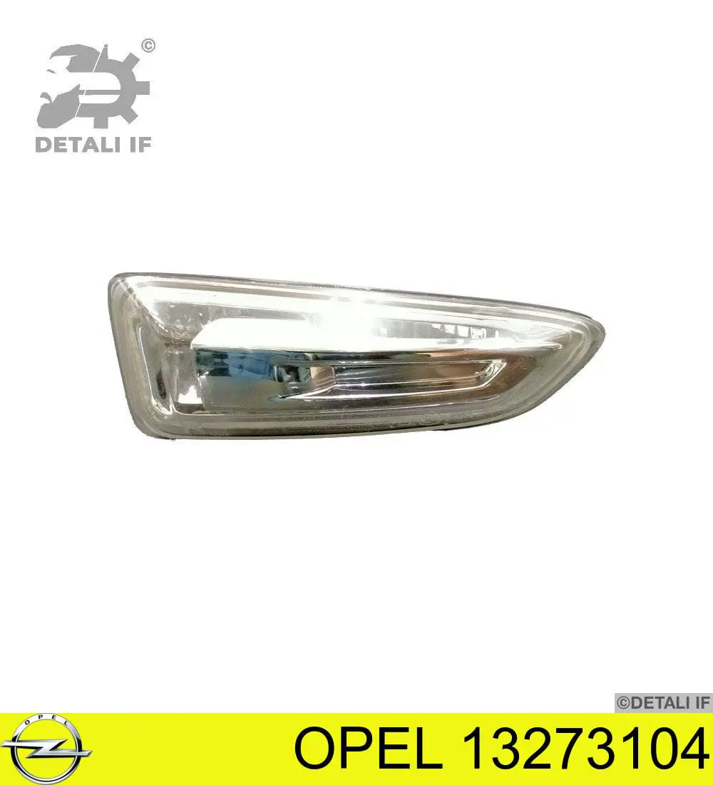 13273104 Opel luz intermitente no pára-lama direito