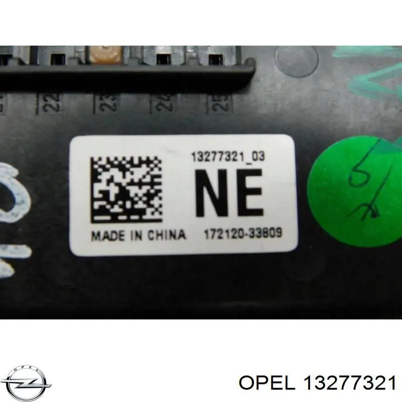 13277321 Opel Монтажный блок предохранителей