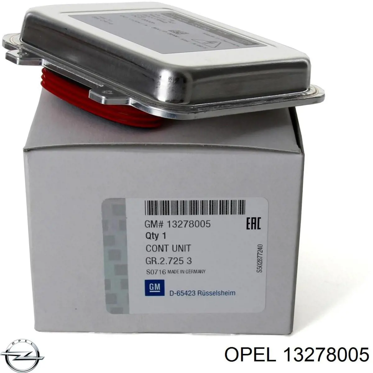 13278005 Opel блок розжига (ксенон)