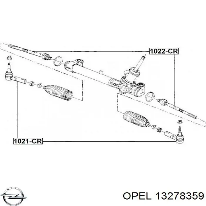 13278359 Opel рулевой наконечник