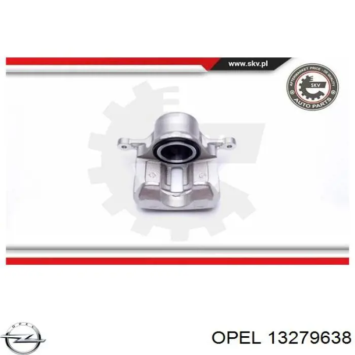 Суппорт тормозной передний левый Opel 13279638