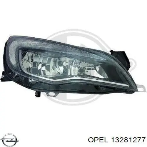 Фара правая 13281277 Opel