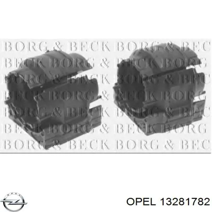 Втулка переднего стабилизатора Opel 13281782 цена, от 6.19 USD