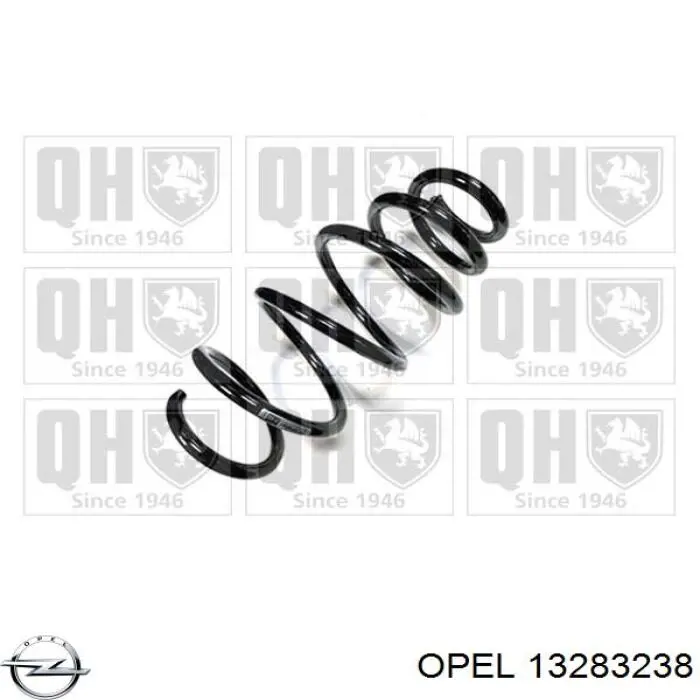 Передняя пружина 13283238 Opel