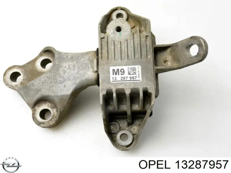 13287957 Opel coxim (suporte esquerdo de motor)