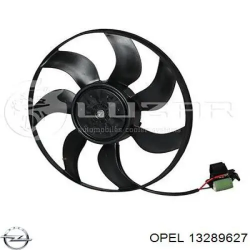 13289627 Opel диффузор радиатора охлаждения