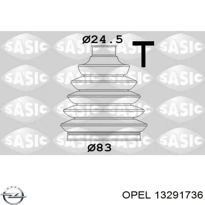 Купить 13291736 Opel Пыльник гранаты наружный, передний