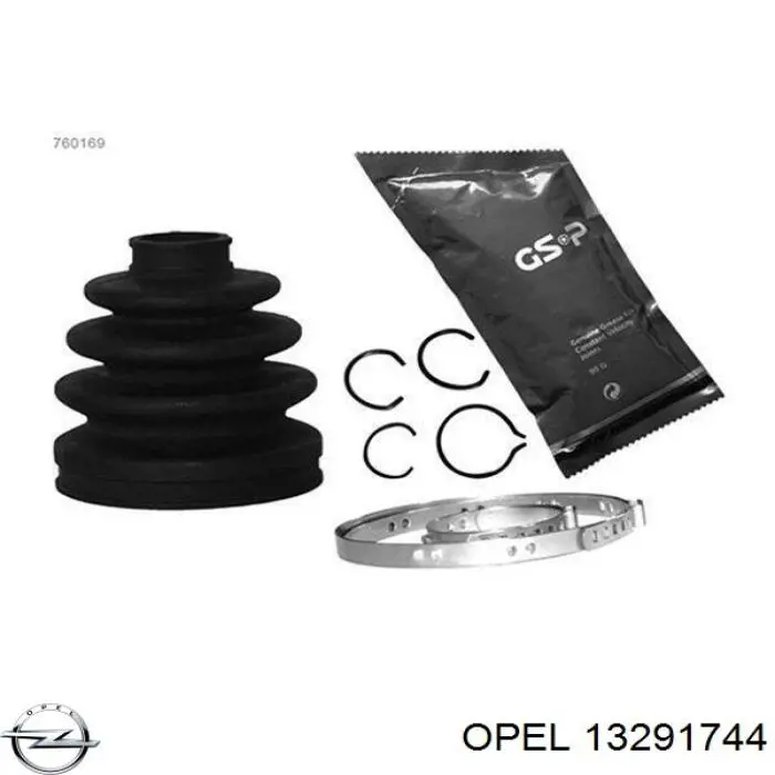 13291744 Opel bota de proteção interna de junta homocinética do semieixo dianteiro