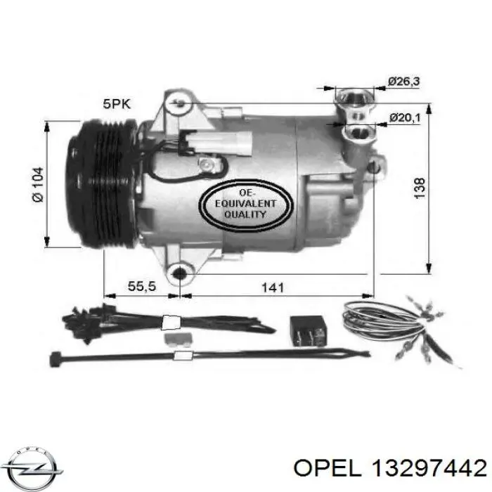  Opel 13297442 цена, от 82.35 USD
