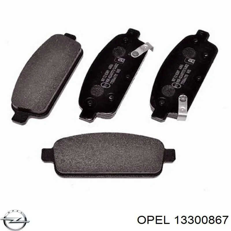 Колодки дисковые  Opel 13300867 цена, от 17.56 USD