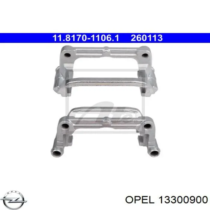 Скоба тормозного суппорта заднего Opel 13300900 цена, от 82.51 USD