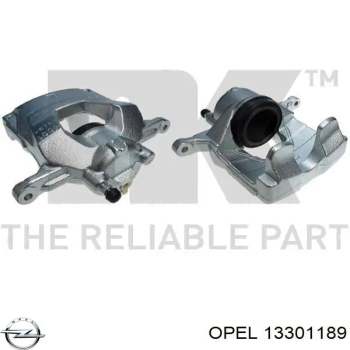 13301189 Opel suporte do freio dianteiro esquerdo