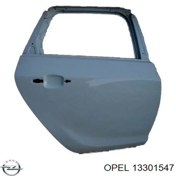 Porta traseira direita para Opel Astra 