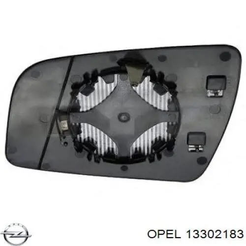 Купить 13302183 Opel Стекло зеркала заднего вида, левого