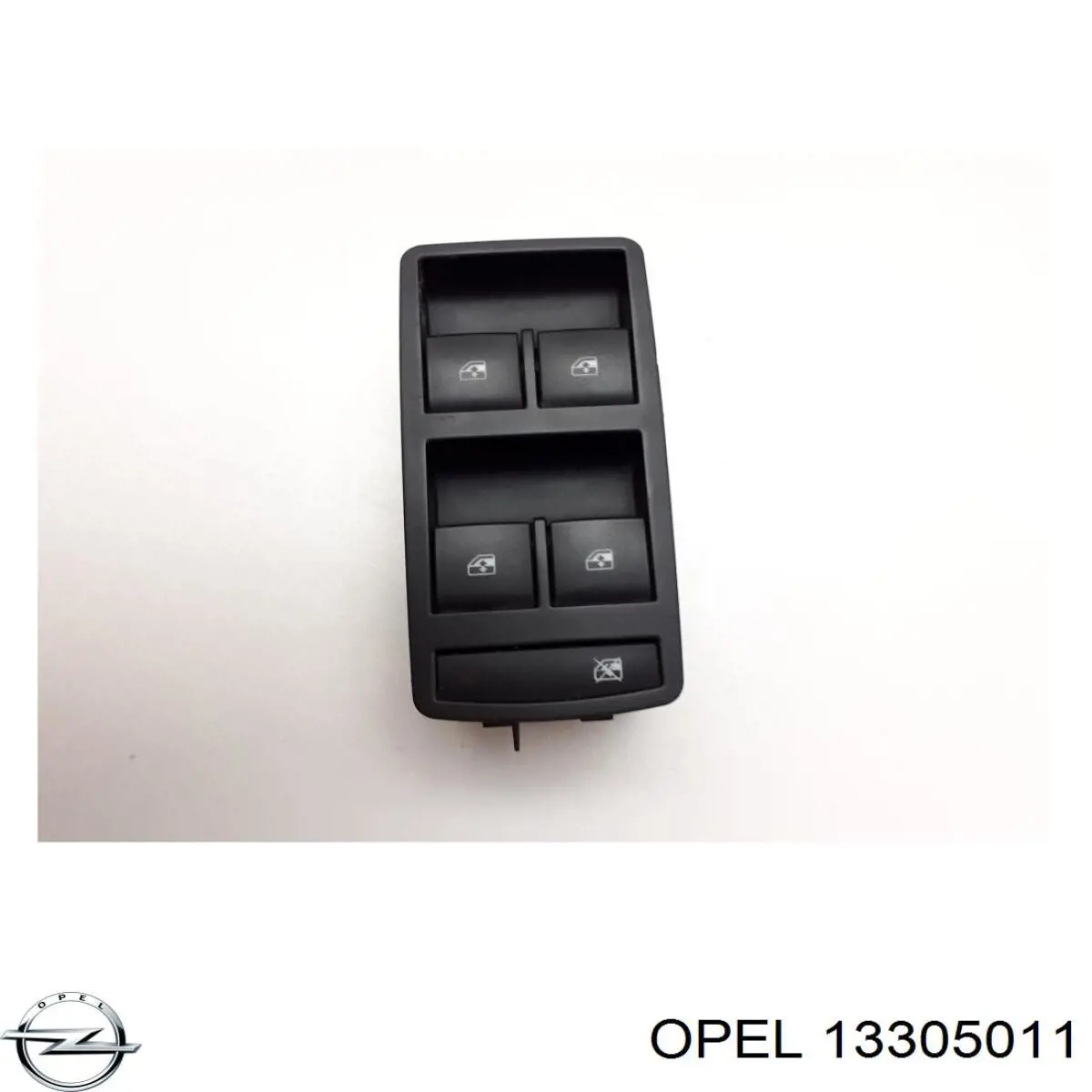 Кнопочный блок управления стеклоподъемником передний левый на Opel Insignia A 