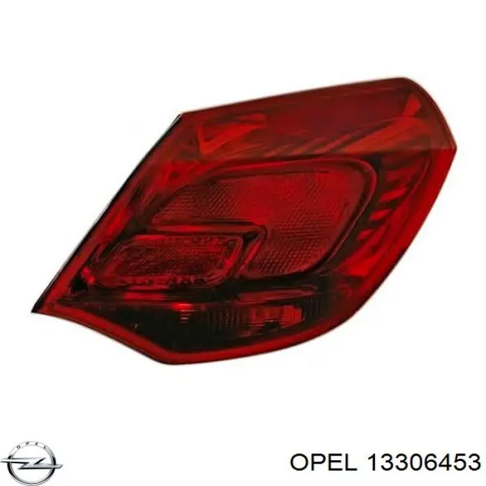 13306453 Opel фонарь задний левый внешний