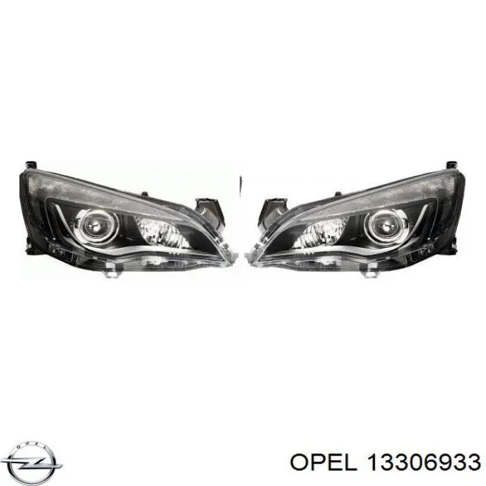 Фара левая Opel 13306933 цена, от 946.06 USD