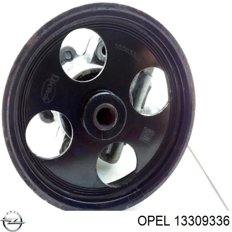 Насос гидроусилителя руля (ГУР) Opel 13309336