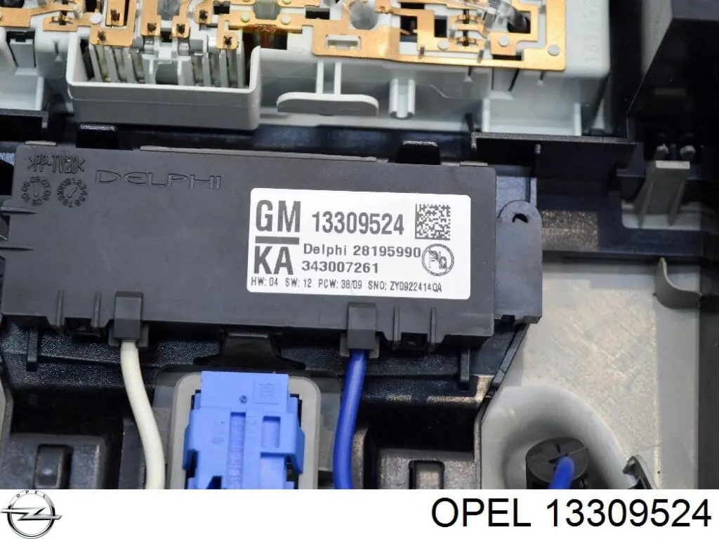 13309524 Opel блок управления сигнализатора движения